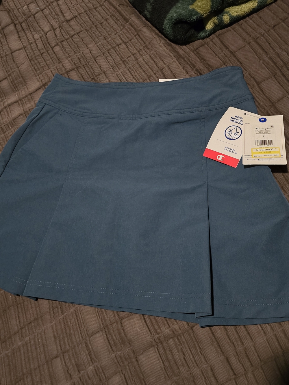 Champion Womens Blue Athletic Skort